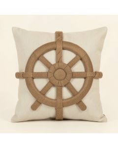 Nuada Ship Wheel Throw Pillow (synthetic illustration; no displayed measurements)