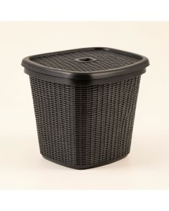 Ash Bridge Laundry Hamper - Black (synthetic illustration; no displayed measurements)