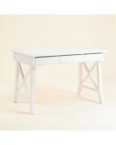 Olive Edge Writing Desk - White (synthetic illustration; no displayed measurements)