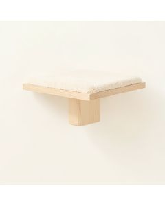 Glen Branch Wall-Mounted Cat Perch - Ivory (synthetic illustration; no displayed measurements)