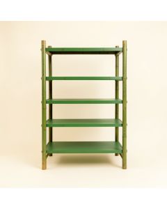 Summit Crest Empty Seed-Starting Shelving Unit Without Lights - Green (synthetic illustration; no displayed measurements)