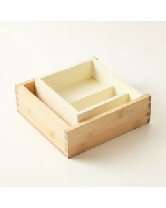 Laurel Branch Empty Pantry Drawer Organizer Insert - Cream (synthetic illustration; no displayed measurements)