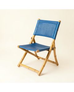 Moss Canyon Folding Outdoor Chair - Blue (synthetic illustration; no displayed measurements)
