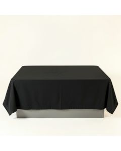 Cove Dell Flat Bed Sheet - Black (synthetic illustration; no displayed measurements)