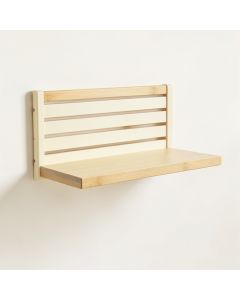 Elm Branch Wall-Mounted Entryway Organizer Shelf - Cream (synthetic illustration; no displayed measurements)