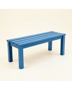 Aspen Bend Indoor Bench - Blue (synthetic illustration; no displayed measurements)