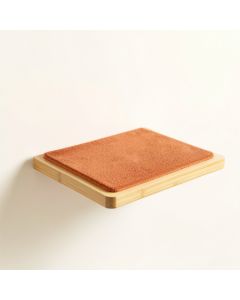 Lake Field Wall-Mounted Cat Perch - Terracotta (synthetic illustration; no displayed measurements)