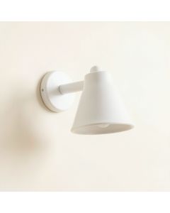 Ash Arc Wall Sconce Mounted On A Plain Wall (synthetic illustration; no displayed measurements)