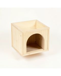 Cedar Canyon Wall-Mounted Cat Perch - Ivory (synthetic illustration; no displayed measurements)