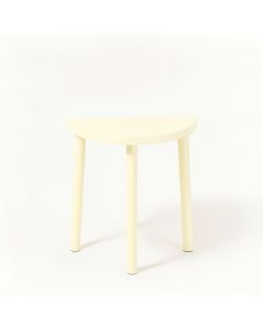 Cliff Crest Compact Balcony Table - Cream (synthetic illustration; no displayed measurements)