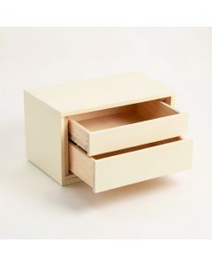 Birch Bridge Small-Parts Storage Drawer Cabinet - Cream (synthetic illustration; no displayed measurements)