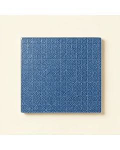 Oak Canyon Uninstalled Square Decorative Tile - Blue (synthetic illustration; no displayed measurements)