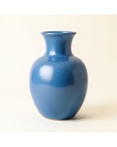 Clay Bridge Empty Decorative Vase - Blue (synthetic illustration; no displayed measurements)