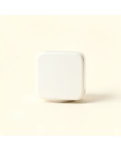 Rowan Crossing Cabinet Knob Without Packaging - White (synthetic illustration; no displayed measurements)