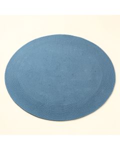 Holly Bend Round Area Rug - Blue (synthetic illustration; no displayed measurements)