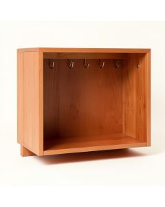 Dawn Bend Empty Mug-Storage Cabinet Insert - Terracotta (synthetic illustration; no displayed measurements)
