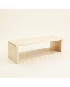 Hill Crest Indoor Bench - Ivory (synthetic illustration; no displayed measurements)