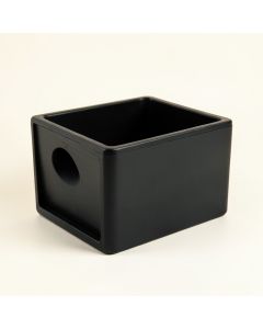 River Arc Empty Furniture-Style Litter Enclosure (synthetic illustration; no displayed measurements)
