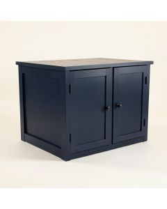 Elm Arc Empty Furniture-Style Litter Enclosure (synthetic illustration; no displayed measurements)
