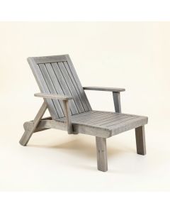 Ash Dale Outdoor Lounge Chair - Gray (synthetic illustration; no displayed measurements)
