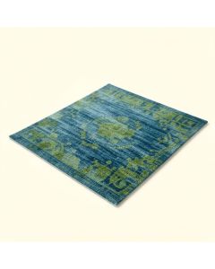 Laguerre Hooked Wool Blue/Green Area Rug (synthetic illustration; no displayed measurements)