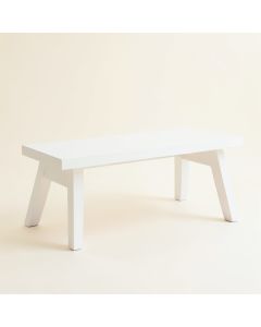 Harbor Crest Indoor Bench - White (synthetic illustration; no displayed measurements)