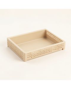 Wren Bend Empty Under-Desk Cable Tray - Beige (synthetic illustration; no displayed measurements)