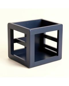 Dune Dale Empty Furniture-Style Pet Crate - Navy (synthetic illustration; no displayed measurements)