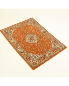 Brandt Oriental Orange Area Rug (synthetic illustration; no displayed measurements)