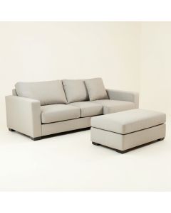 Adda 103 '' Wide Right Hand Facing Sofa & Chaise With Ottoman (synthetic illustration; no displayed measurements)
