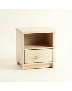 Meadow Edge Nightstand - Ivory (synthetic illustration; no displayed measurements)