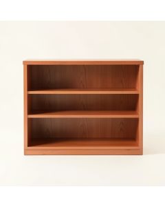Bay Bend Low Bookcase - Terracotta (synthetic illustration; no displayed measurements)