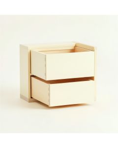 River Canyon Small-Parts Storage Drawer Cabinet - Ivory (synthetic illustration; no displayed measurements)