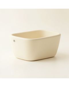 Laurel Bridge Empty Railing Planter With Integral Brackets - Ivory (synthetic illustration; no displayed measurements)