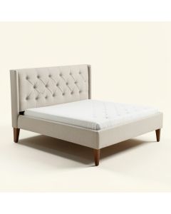 Kristiansand Queen Tufted Upholstered Low Profile Standard Bed (synthetic illustration; no displayed measurements)