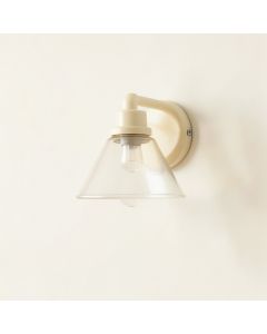 Alder Brook Wall Sconce Mounted On A Plain Wall - Ivory (synthetic illustration; no displayed measurements)