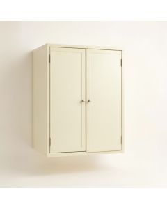 Field Bend Wall-Mounted Laundry Cabinet - Ivory (synthetic illustration; no displayed measurements)