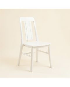 Slate Dell Dining Chair - White (synthetic illustration; no displayed measurements)