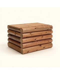 Duprey Combination 6 Ft. X 2 Ft. Wood Log Store (synthetic illustration; no displayed measurements)