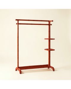 Holly Branch Empty Garment Rack - Terracotta (synthetic illustration; no displayed measurements)
