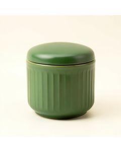 Olive Bluff Storage Canister With Lid - Green (synthetic illustration; no displayed measurements)