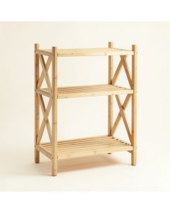 Meadow Branch Empty Seed-Starting Shelving Unit Without Lights - Beige (synthetic illustration; no displayed measurements)