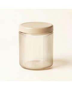 Shore Brook Storage Canister With Lid - Beige (synthetic illustration; no displayed measurements)