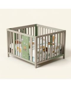 Lion King Urban Jungle 4 Piece Crib Bedding Set (synthetic illustration; no displayed measurements)