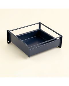 Birch Fold Empty Under-Desk Cable Tray - Navy (synthetic illustration; no displayed measurements)