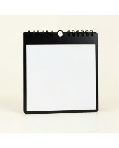 Black/White Monthly Calendar Memo Dry Erase Board (synthetic illustration; no displayed measurements)