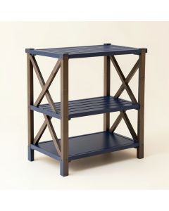 Alder Bend Empty Seed-Starting Shelving Unit Without Lights - Navy (synthetic illustration; no displayed measurements)