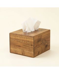 Farmhouse Wood Tissue Box Cover (synthetic illustration; no displayed measurements)