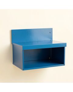 Slate Bluff Wall-Mounted Shelf - Blue (synthetic illustration; no displayed measurements)
