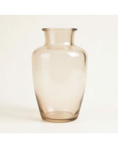 Lake Crest Empty Decorative Vase - Beige (synthetic illustration; no displayed measurements)